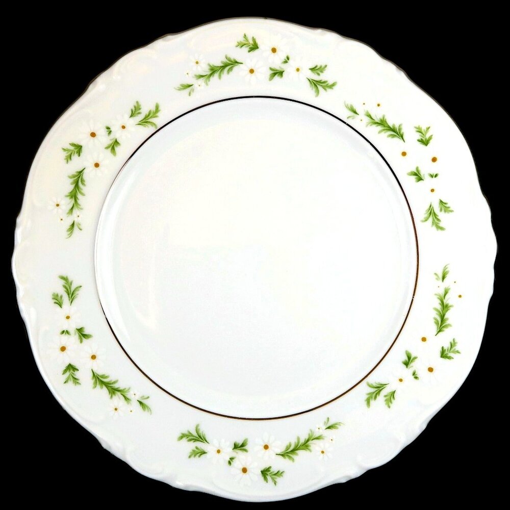 Crown Jewel Bridal Wreath Bavaria Dessert Plates Set of 2 – Vintage 1960s - Picture 2 of 7